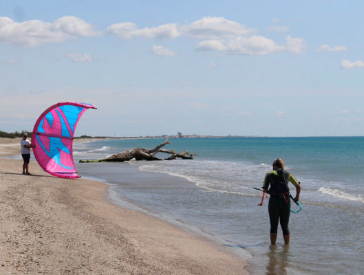 pratique du kite