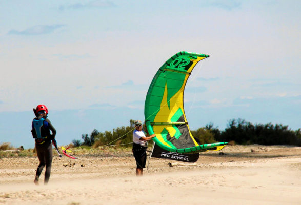 apprentissage kitesurf dans l'hérault